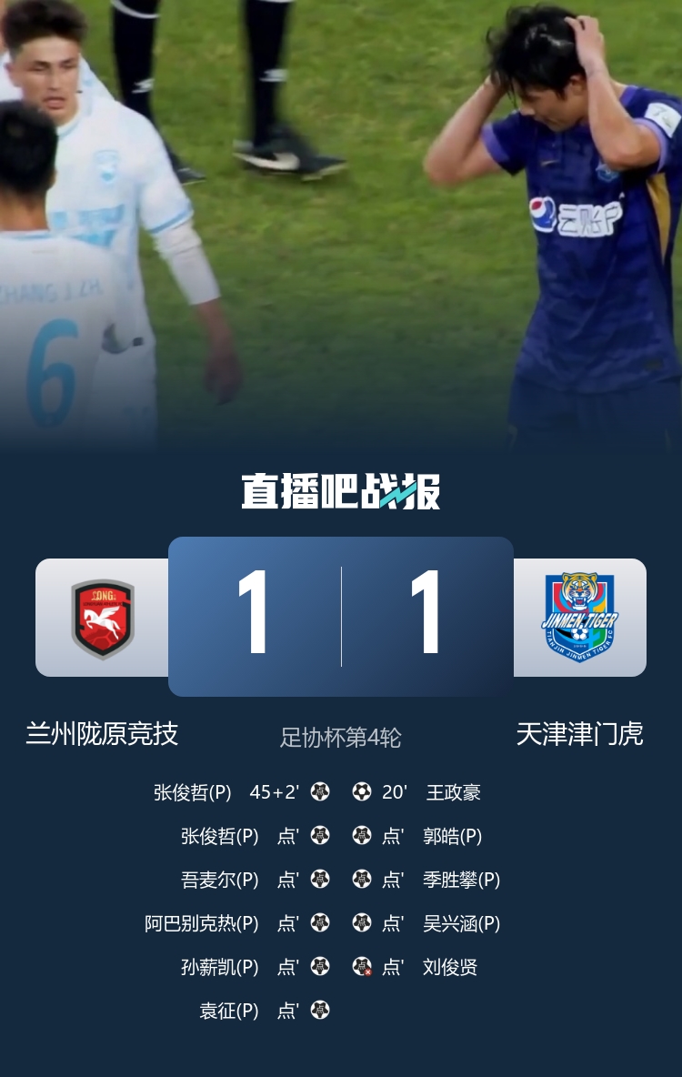 连续三场以下克上！中乙兰州陇原竞技2-0陕西联合 足协杯八强战北京国安
